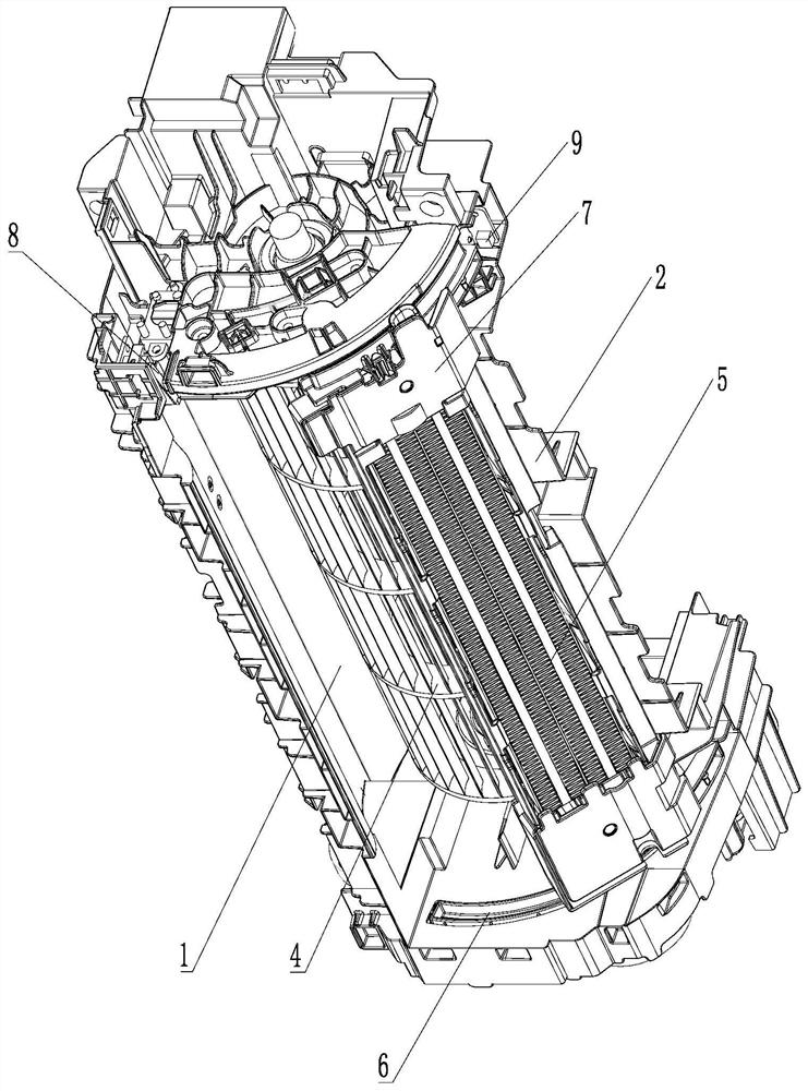 Air duct assembly and cold and warm air supply device
