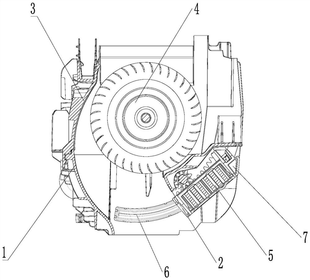 Air duct assembly and cold and warm air supply device