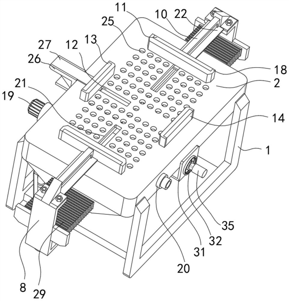 Auxiliary device for producing computer processor mainboard