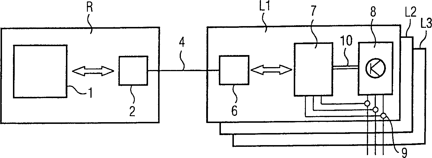 Power component, driving regulator and networking method for regulating element and power component