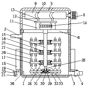 New energy battery electrolyte mixing processing device