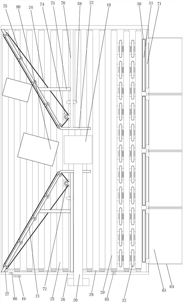 Workpiece transfer device for intelligent production line