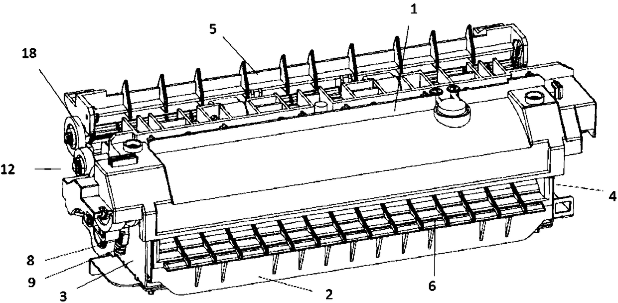 Rapid temperature-reaching and fixing device