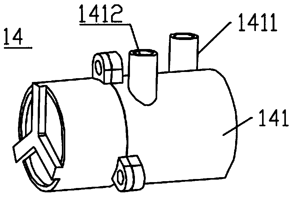 Hydrogen respirator gas supply system and gas control valve thereof