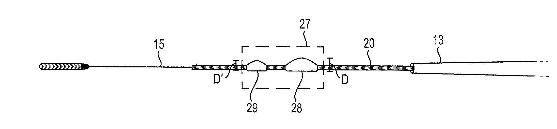 Rotational atherectomy device with a system of eccentric abrading heads