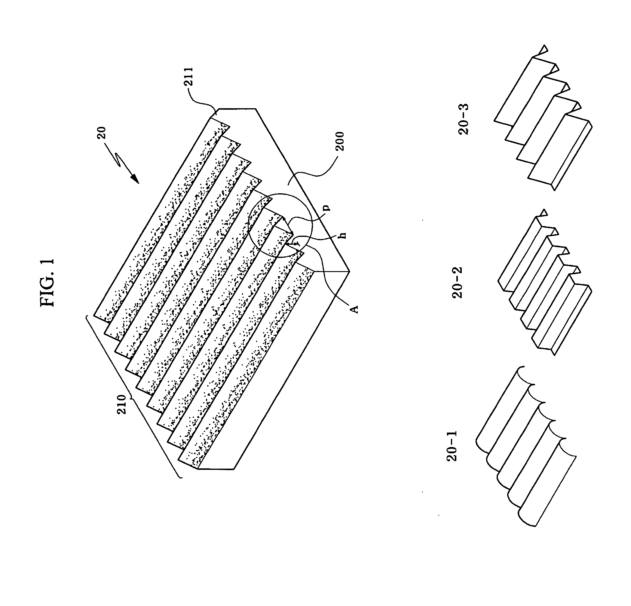 Diffuser prism sheet having amorphous light diffusers on prism valleys, backlight unit using the same, mold, and associated methods