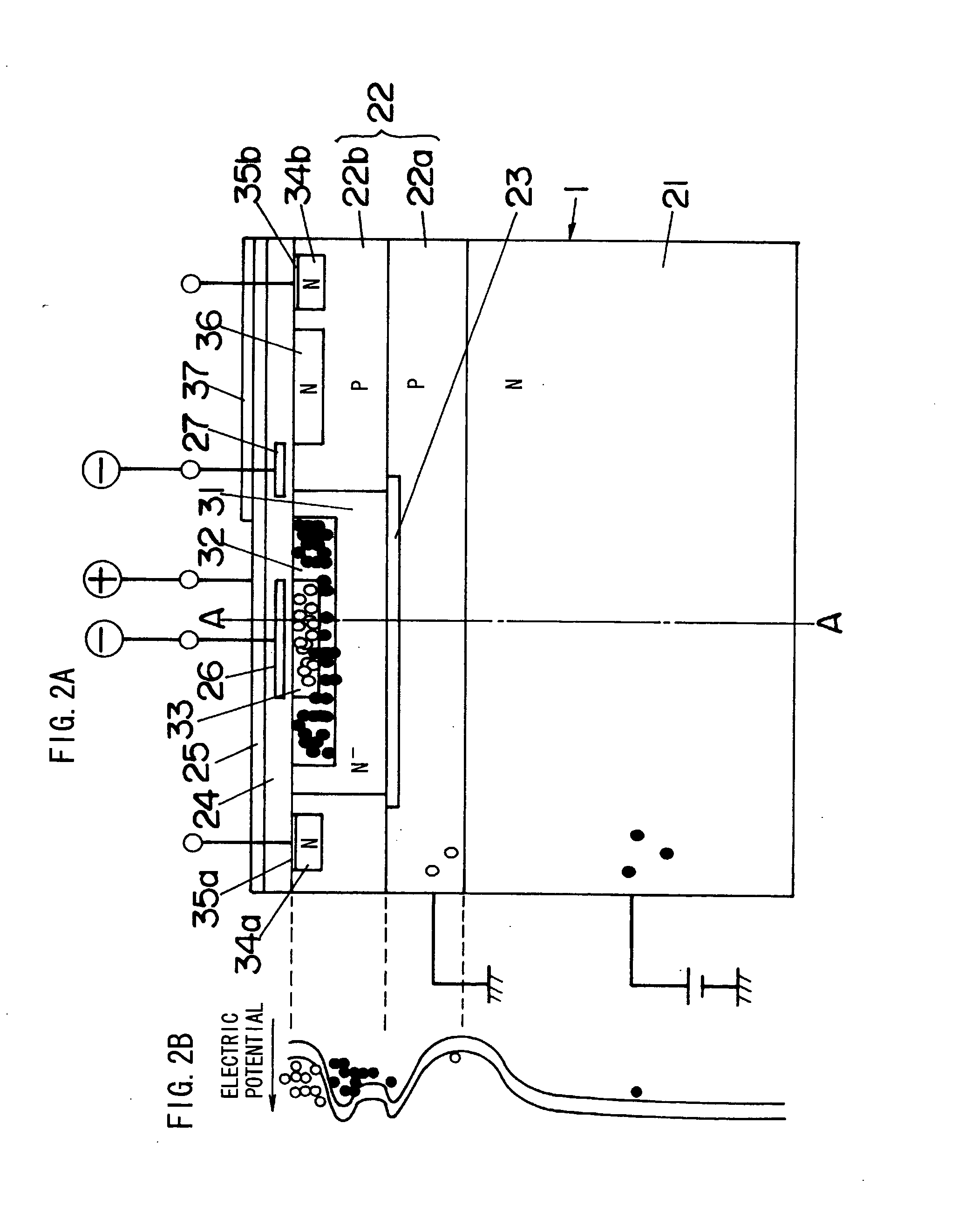 Light detecting element and control method of light detecting element