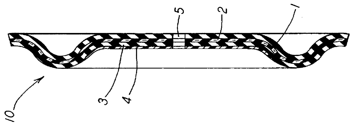 Abrasion resistant plastic bonded to a diaphragm