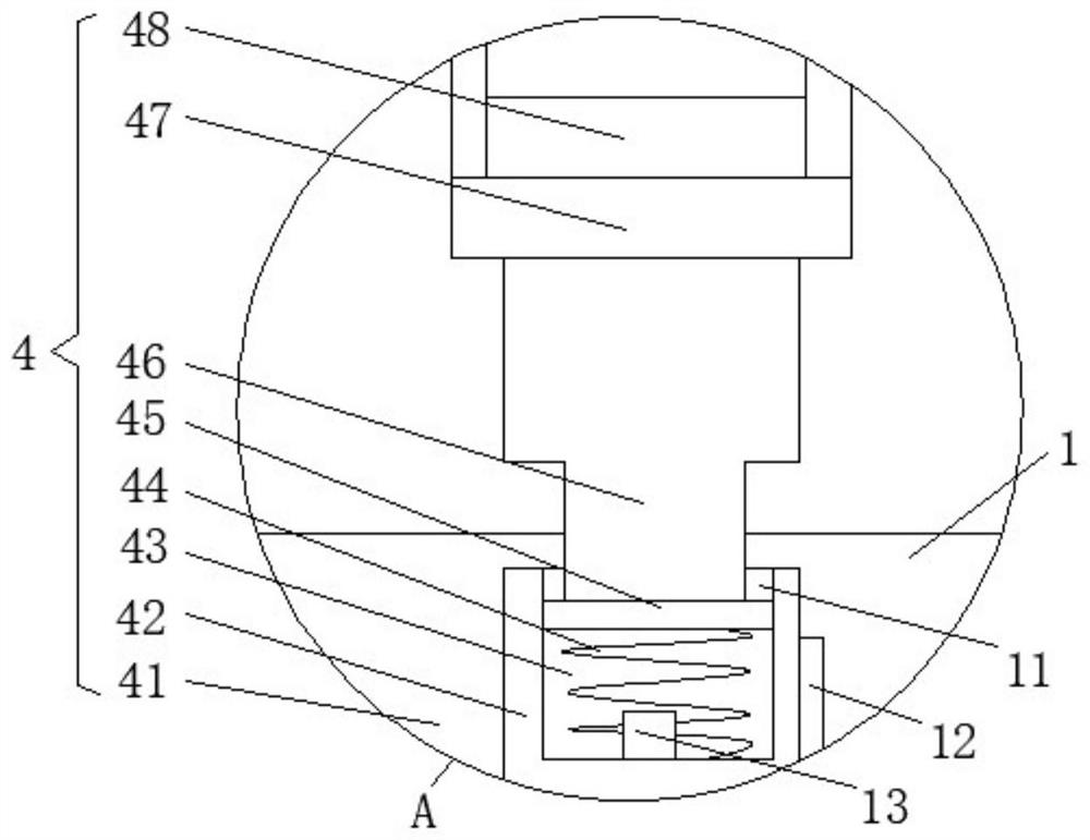 Buffer type glass steel pipe positioning mechanism