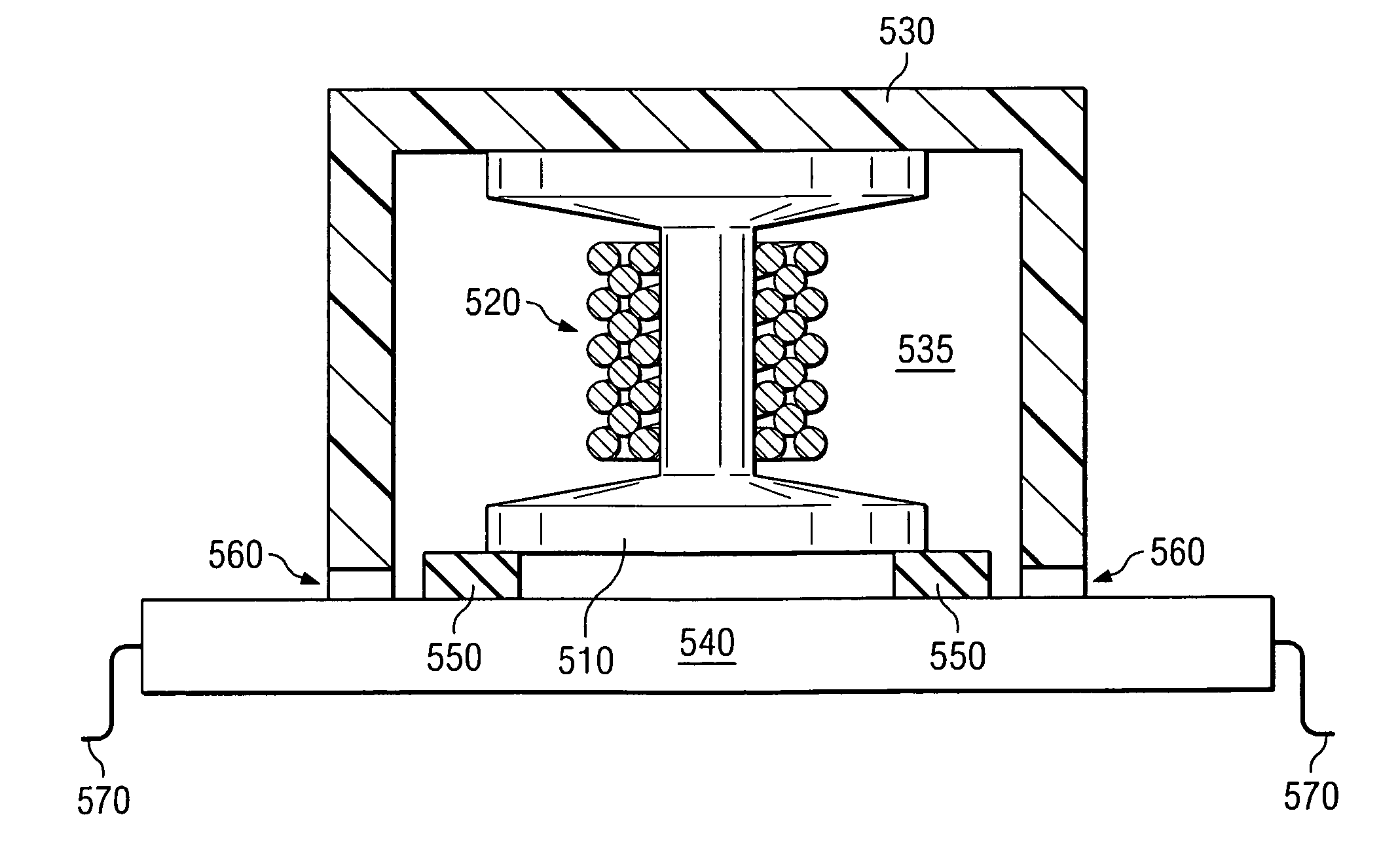 Method of manufacturing an encapsulated package for a magnetic device