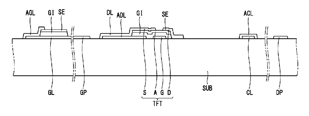 Ultra high density thin film transistor substrate having low line resistance structure and method for manufacturing the same