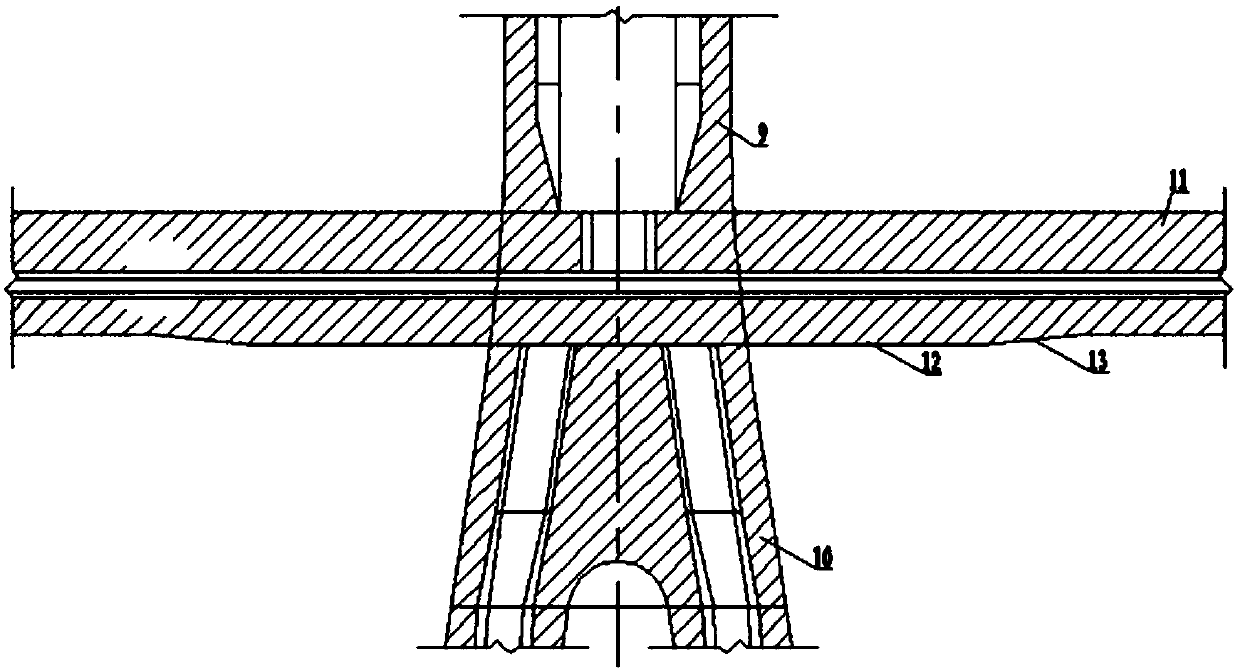 Suspended single-track large-span track beam system