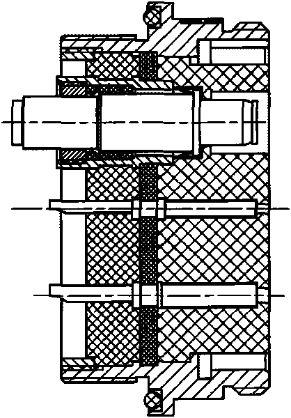 Separated electric connector