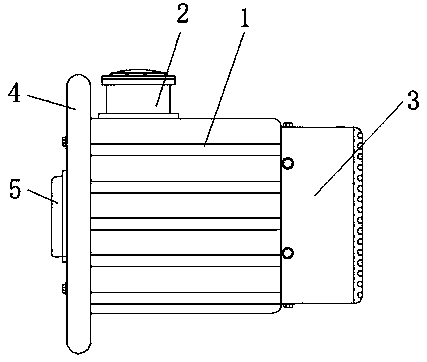 Improved structure of motor shell