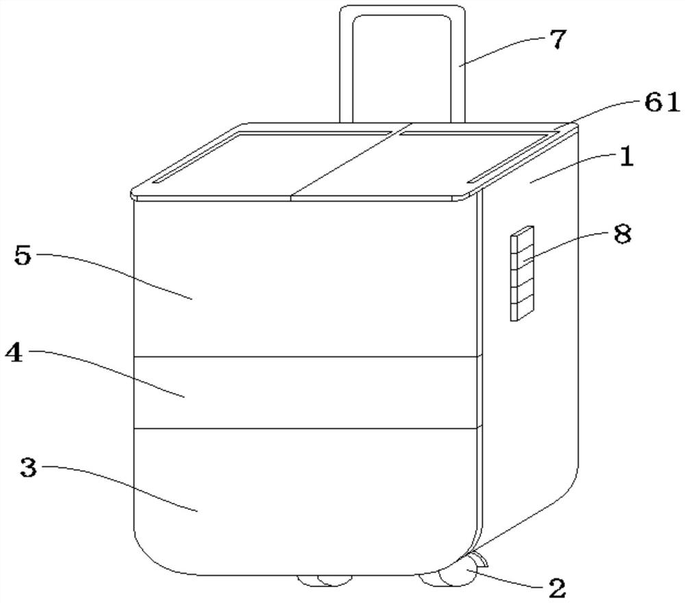 Automatic integrated device for meal delivery and dining