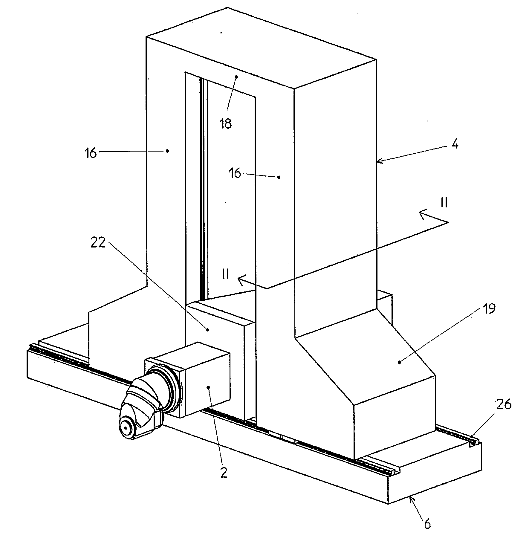 Horizontal Milling-Boring Machine With Mobile Column