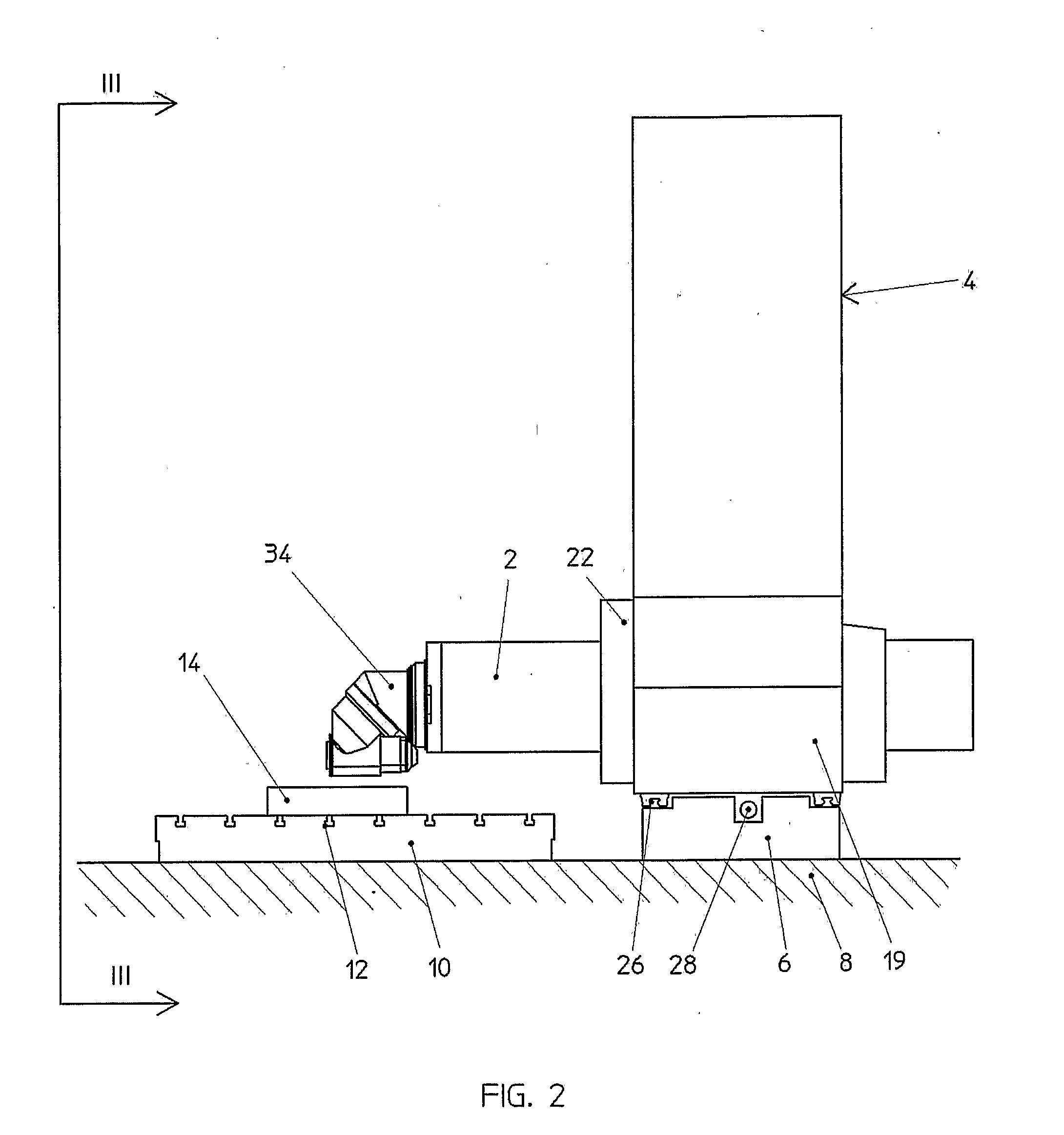 Horizontal Milling-Boring Machine With Mobile Column