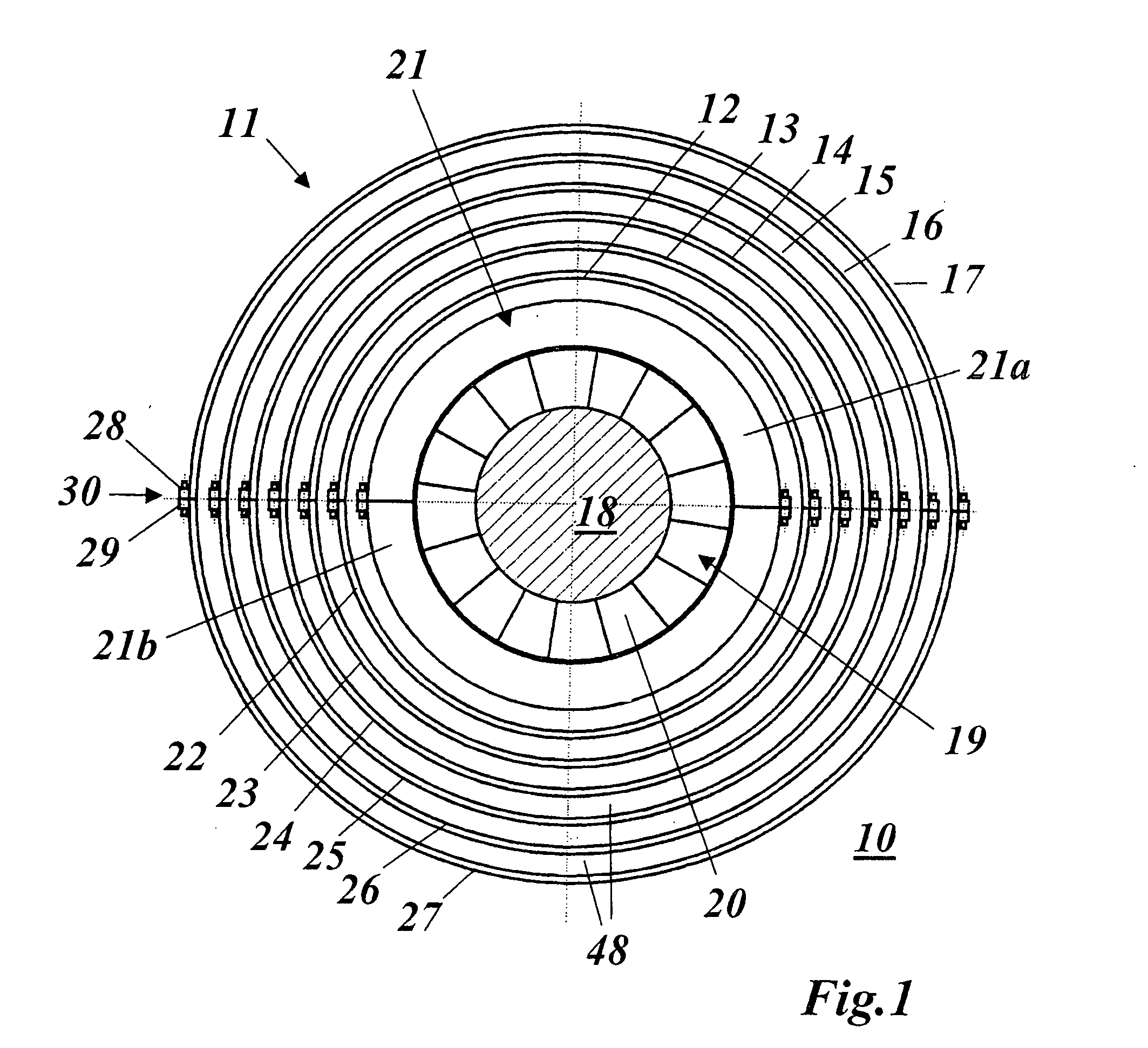 Steam turbine and method for the production of such a steam turbine