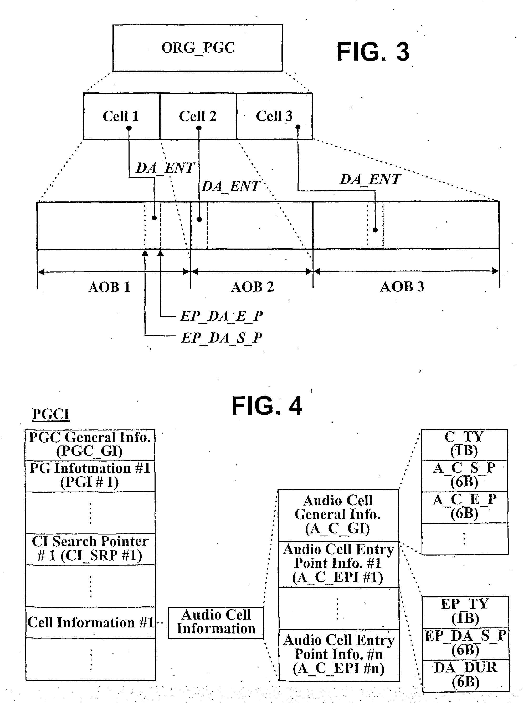 Method of recording and reproducing sample data to/from a recording medium and sample data cotaining recording medium