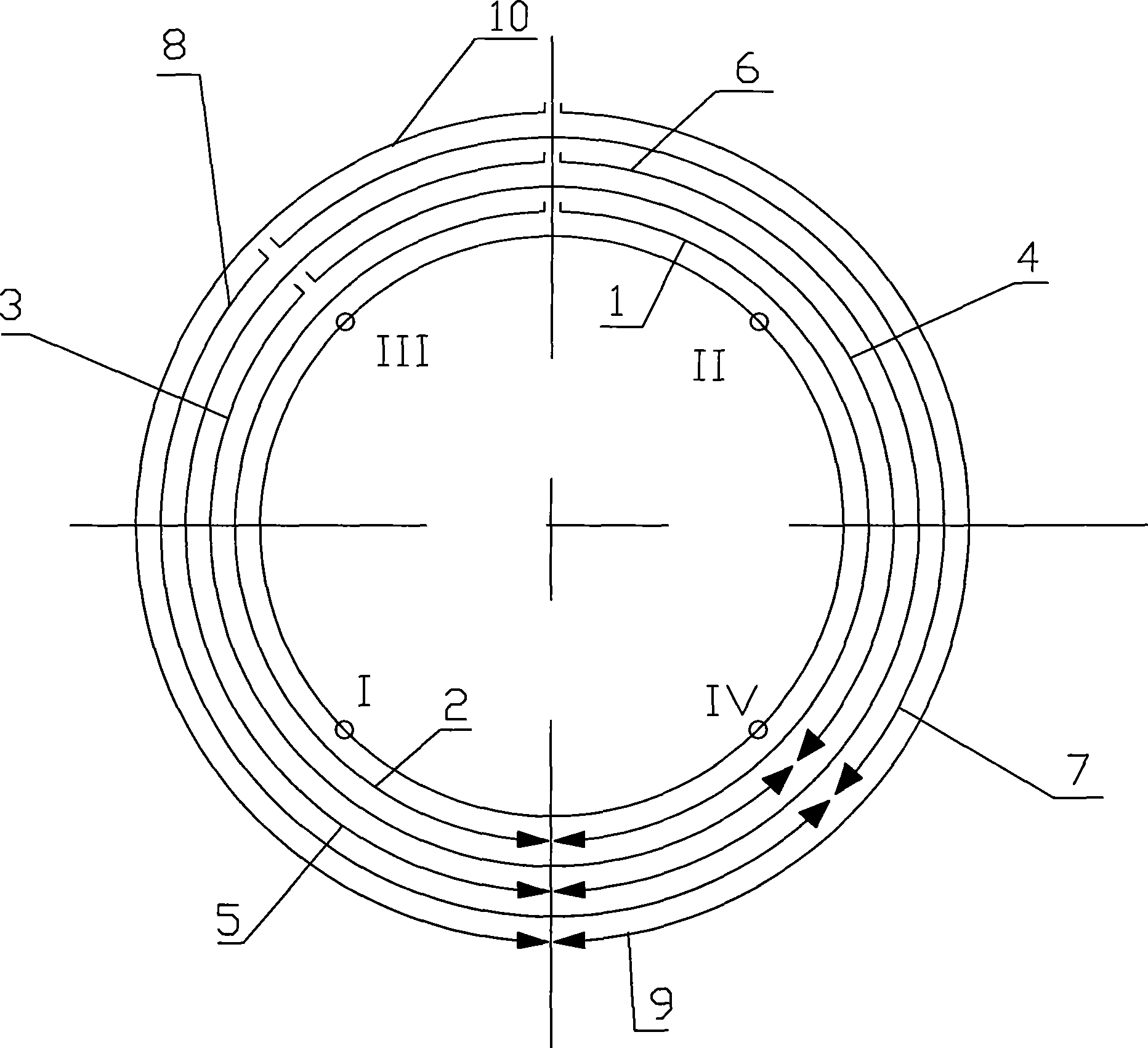 High intensity alloyed steel traction pin and welding process of foundation