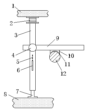 A bending device for serpentine laying of large cross-section power cables