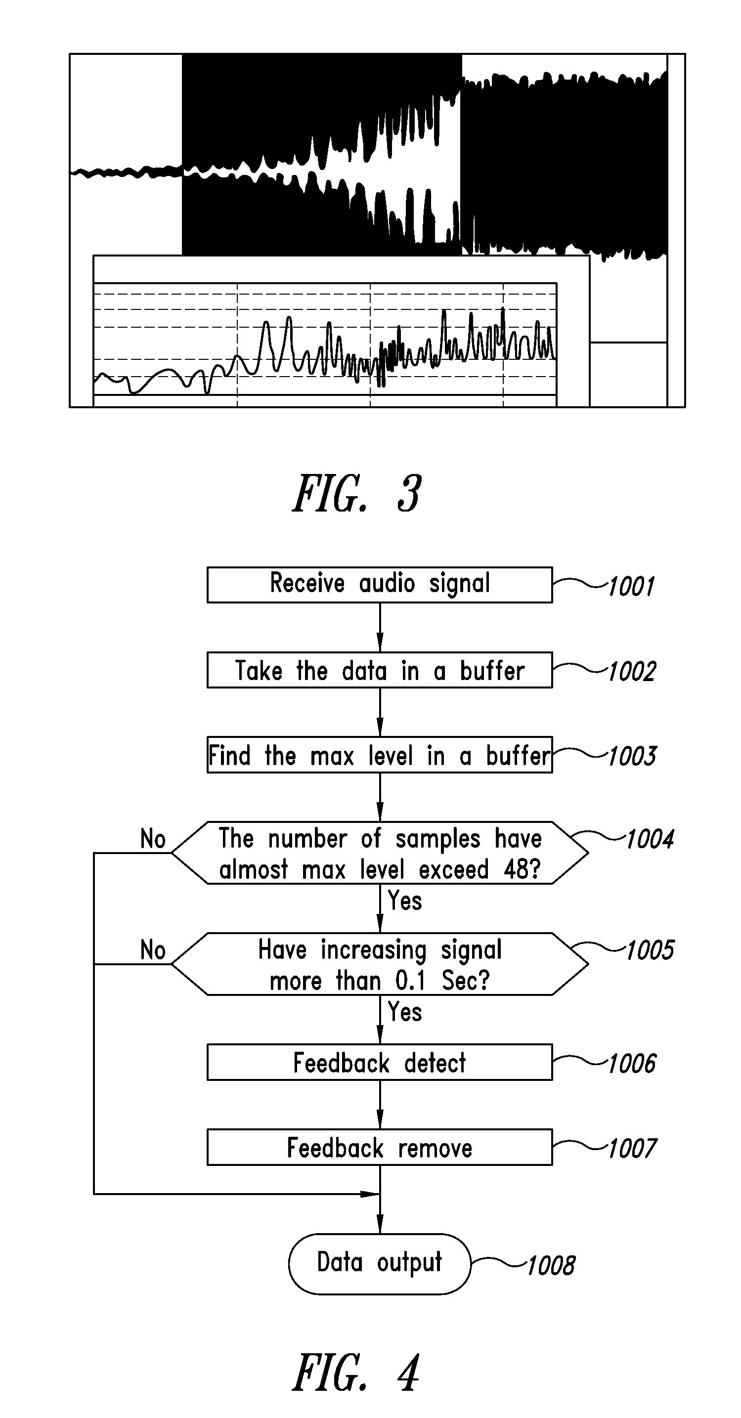 System and method for increasing a feedback detection rate in an audio system