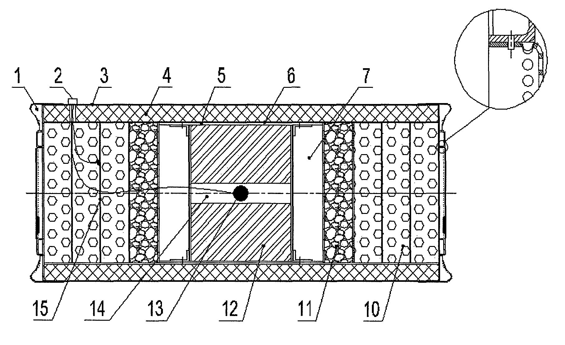 Bi-directional horizontal spraying aerosol fire-extinguishing apparatus