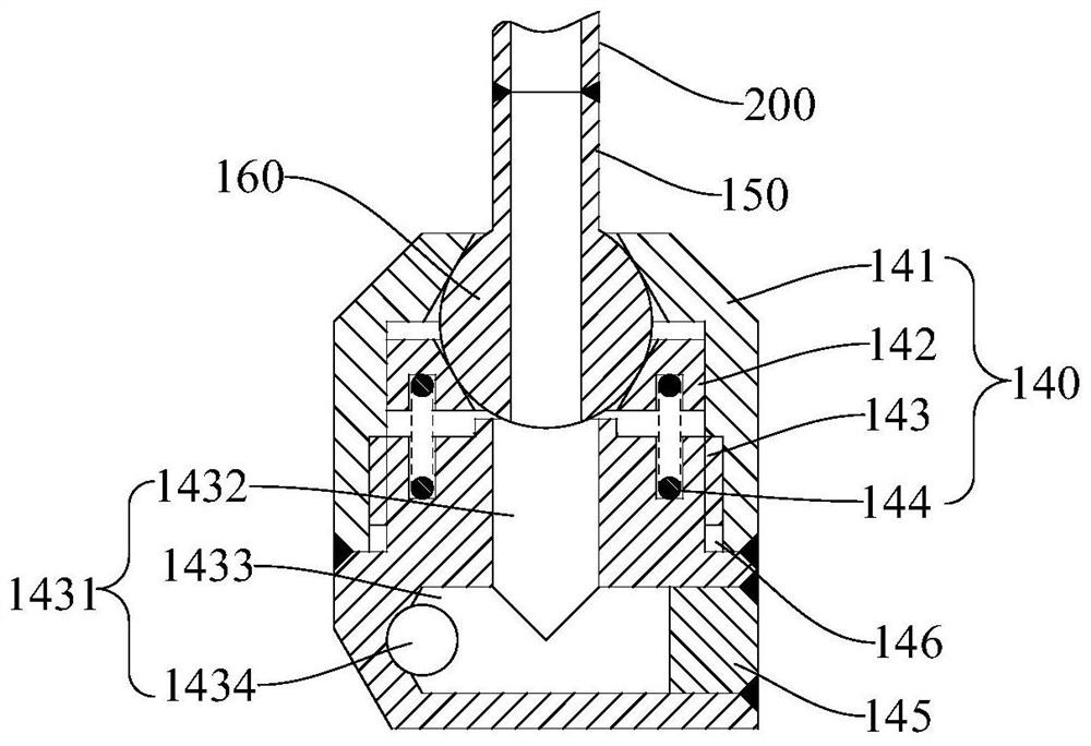 Pipe assembly, performance measuring method thereof and control rod water pressure driving system