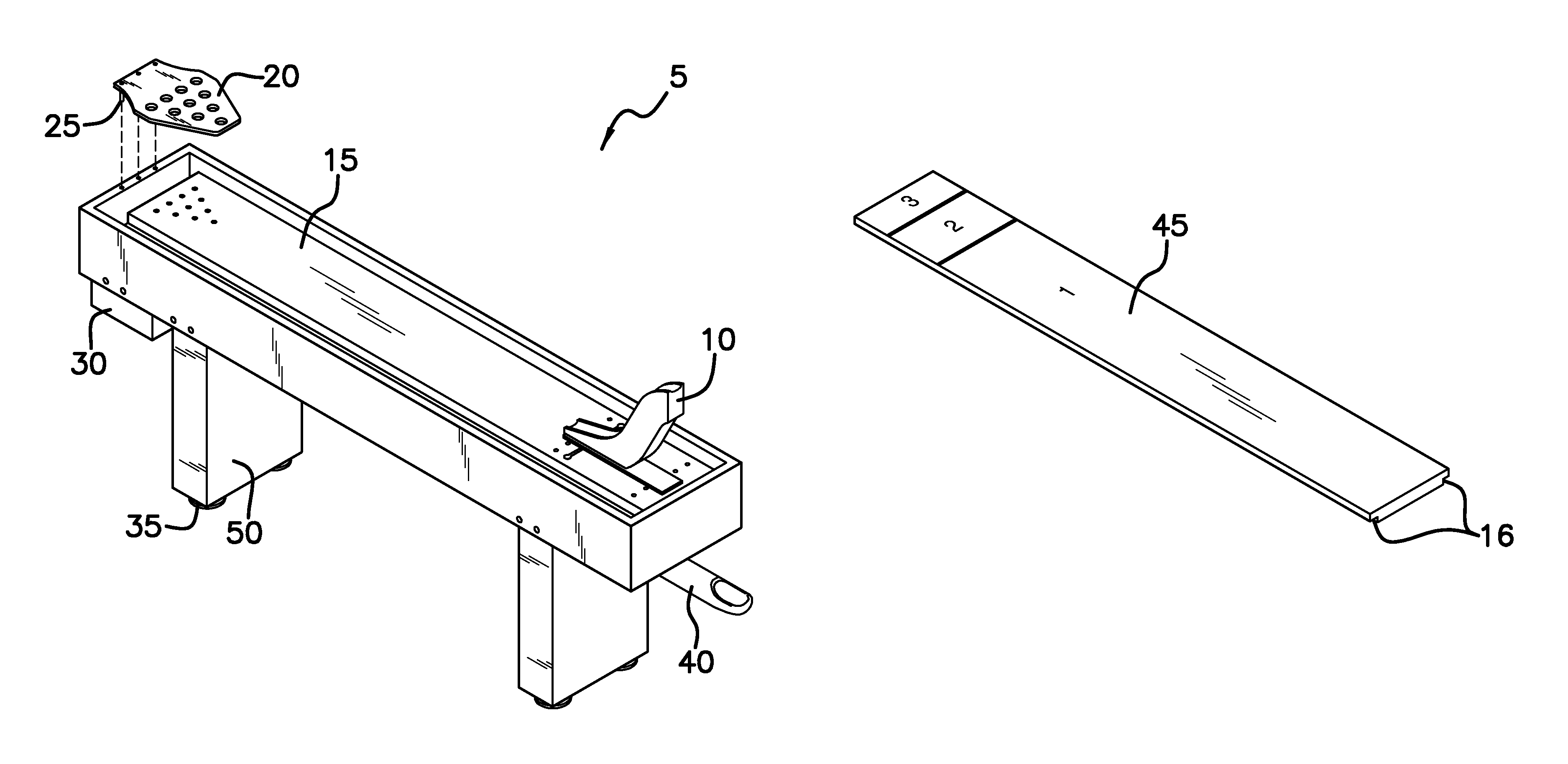 Miniature bowling game