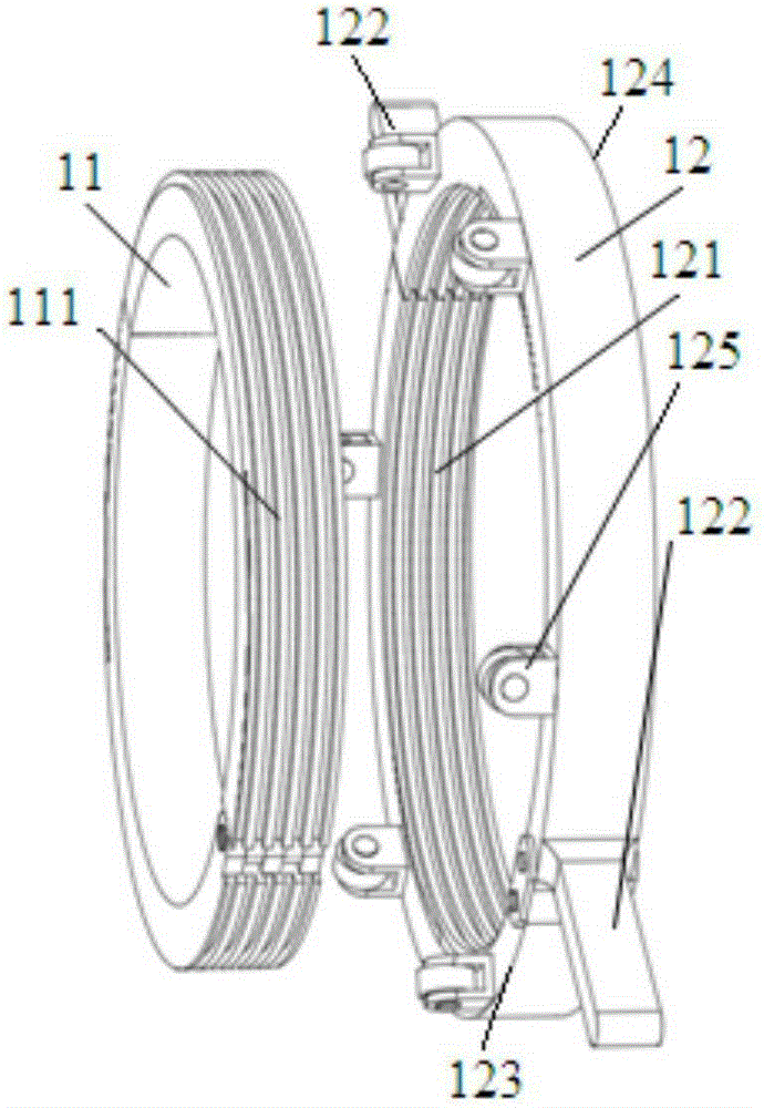 Synchronizing propeller provided with sealing gaskets
