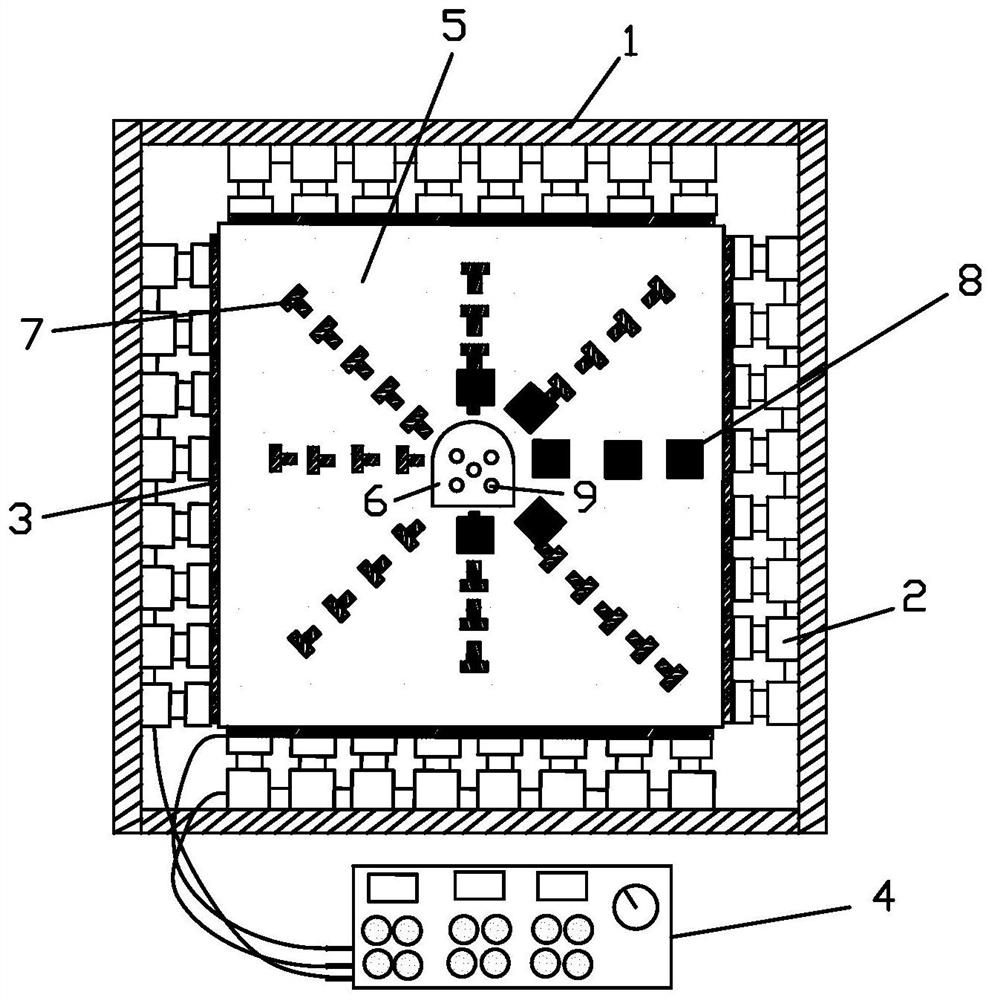 Improved jointed rock mass blasting model test vibration monitoring system and method