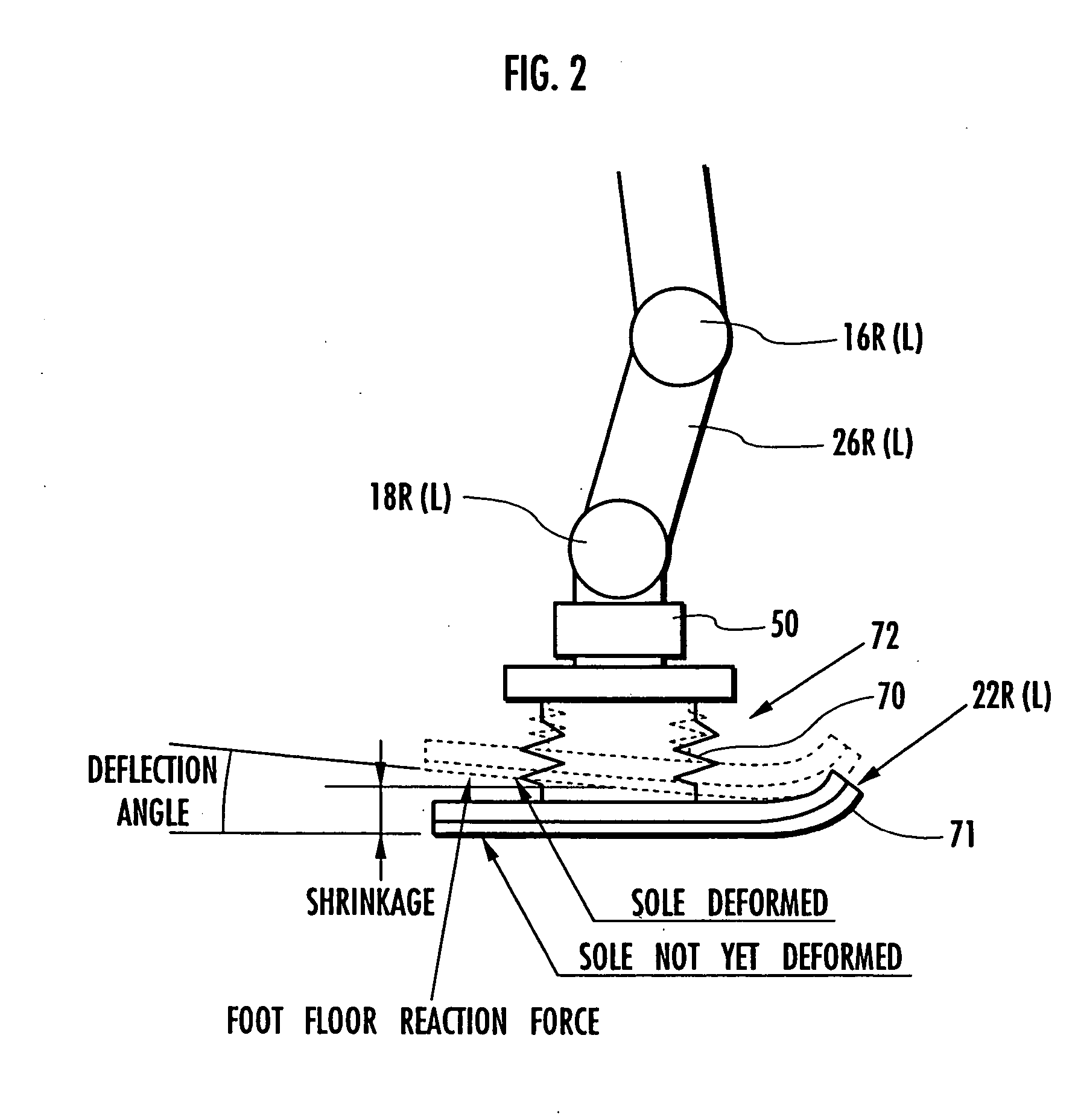 Self-position estimating device for leg type movable robots