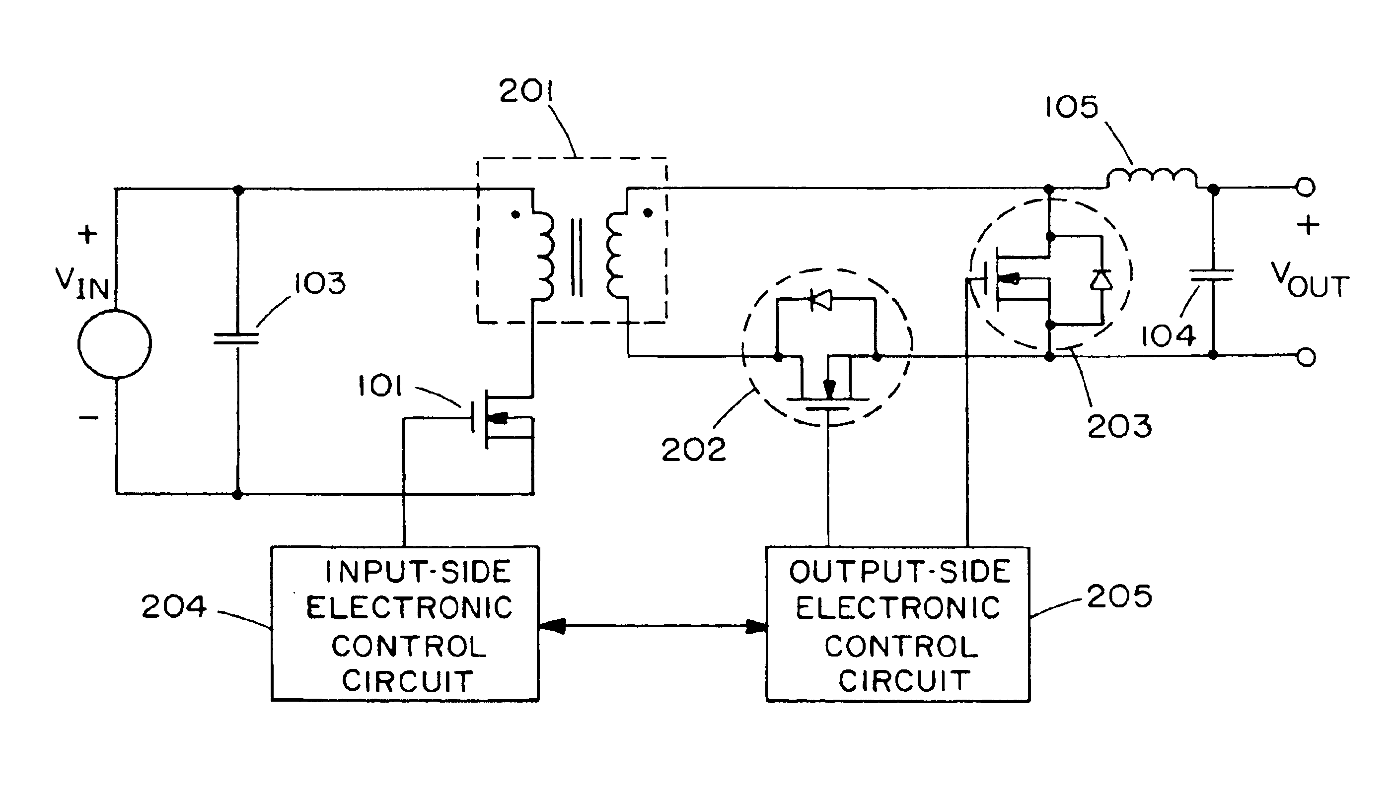 Control of DC/DC converters having synchronous rectifiers