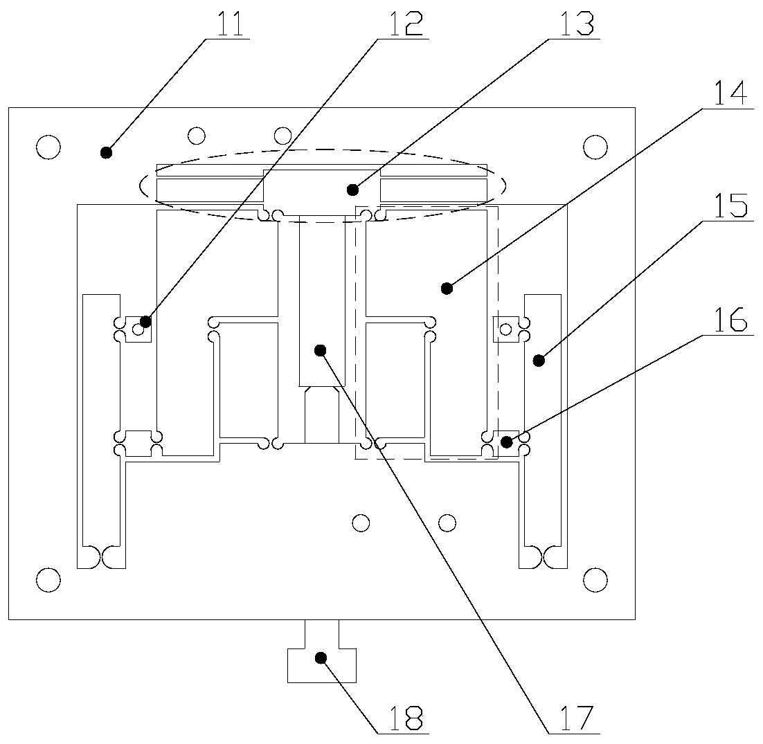 Single-drive pure rotation micro-positioning platform