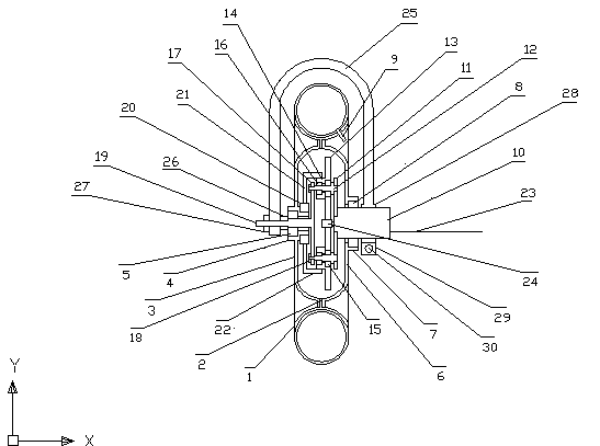 Ultrathin wheel shaft type wheel hub motor
