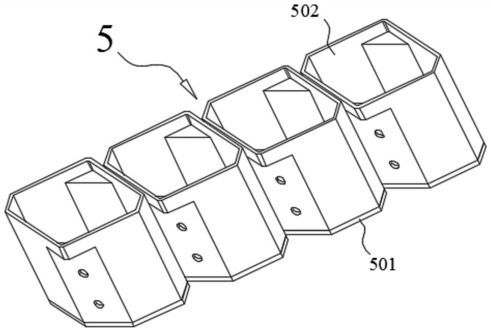 Support structure and brazing method of thin-walled asymmetric device in brazing furnace