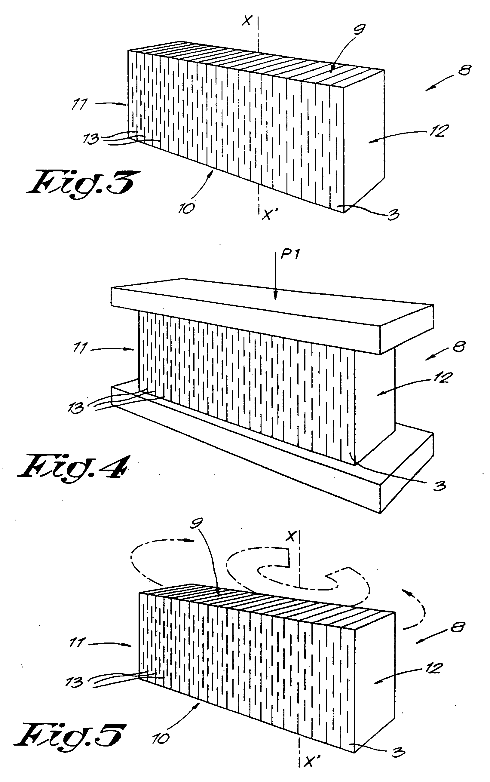 Method for manufacturing a resilient body which can be applied in cushions, mattresses or the like
