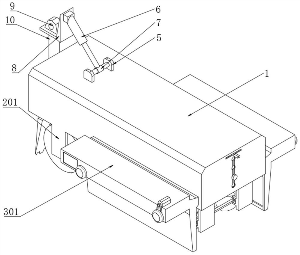 Automatic ditch opening device for ecological ditch construction