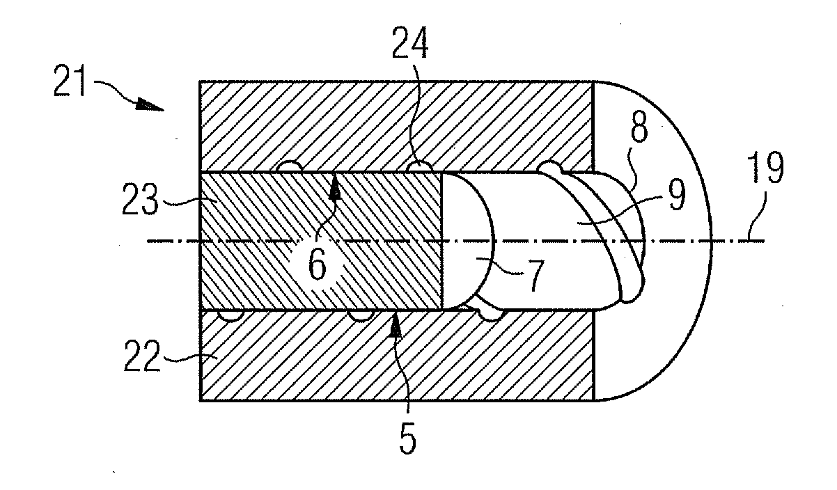 Fuel Nozzle Having a Swirl Duct and Method for Producing a Fuel Nozzle
