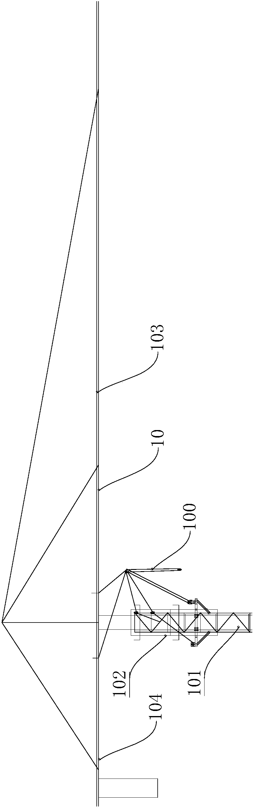 Steering crane control method