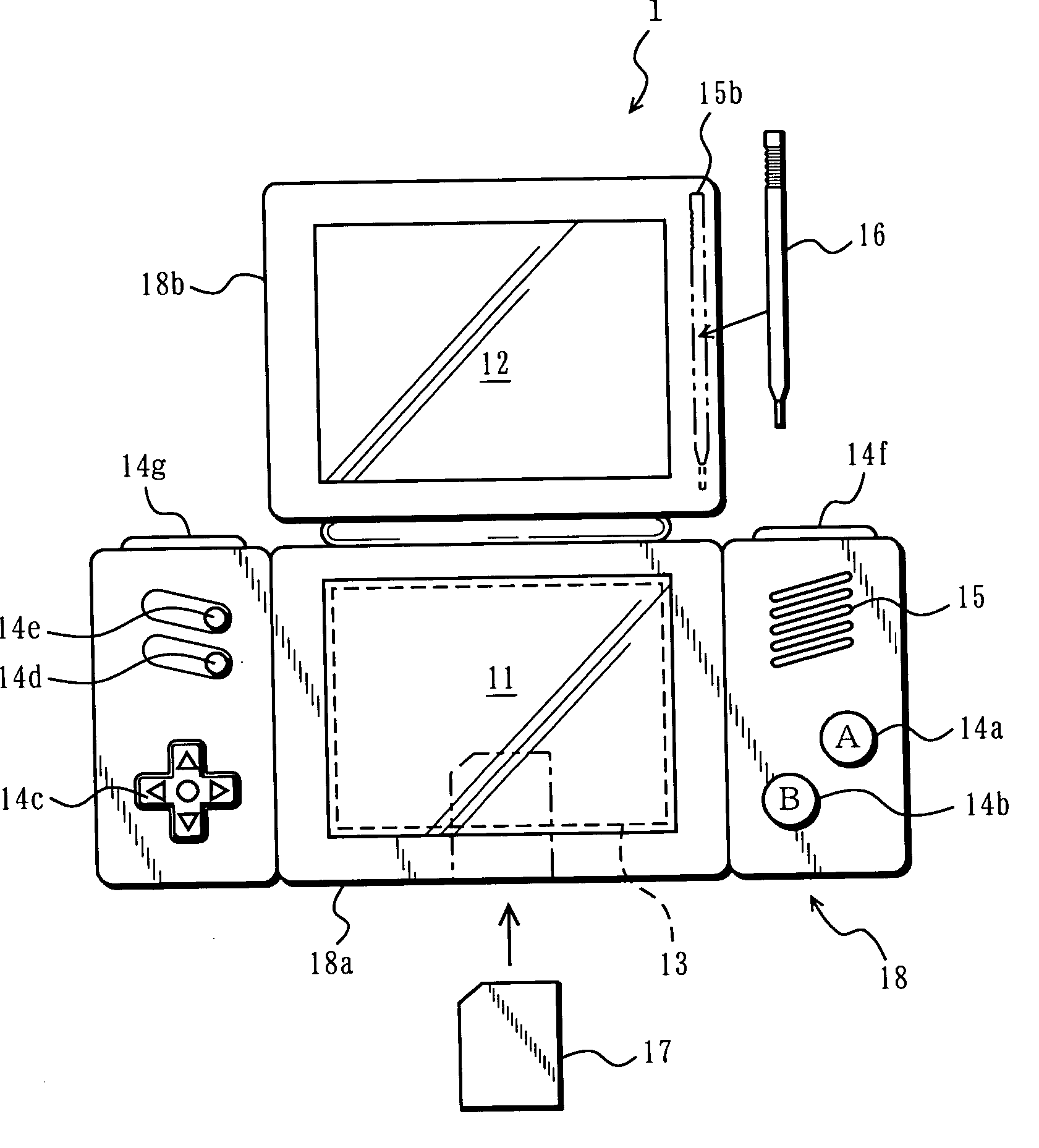 Game system using touch panel input
