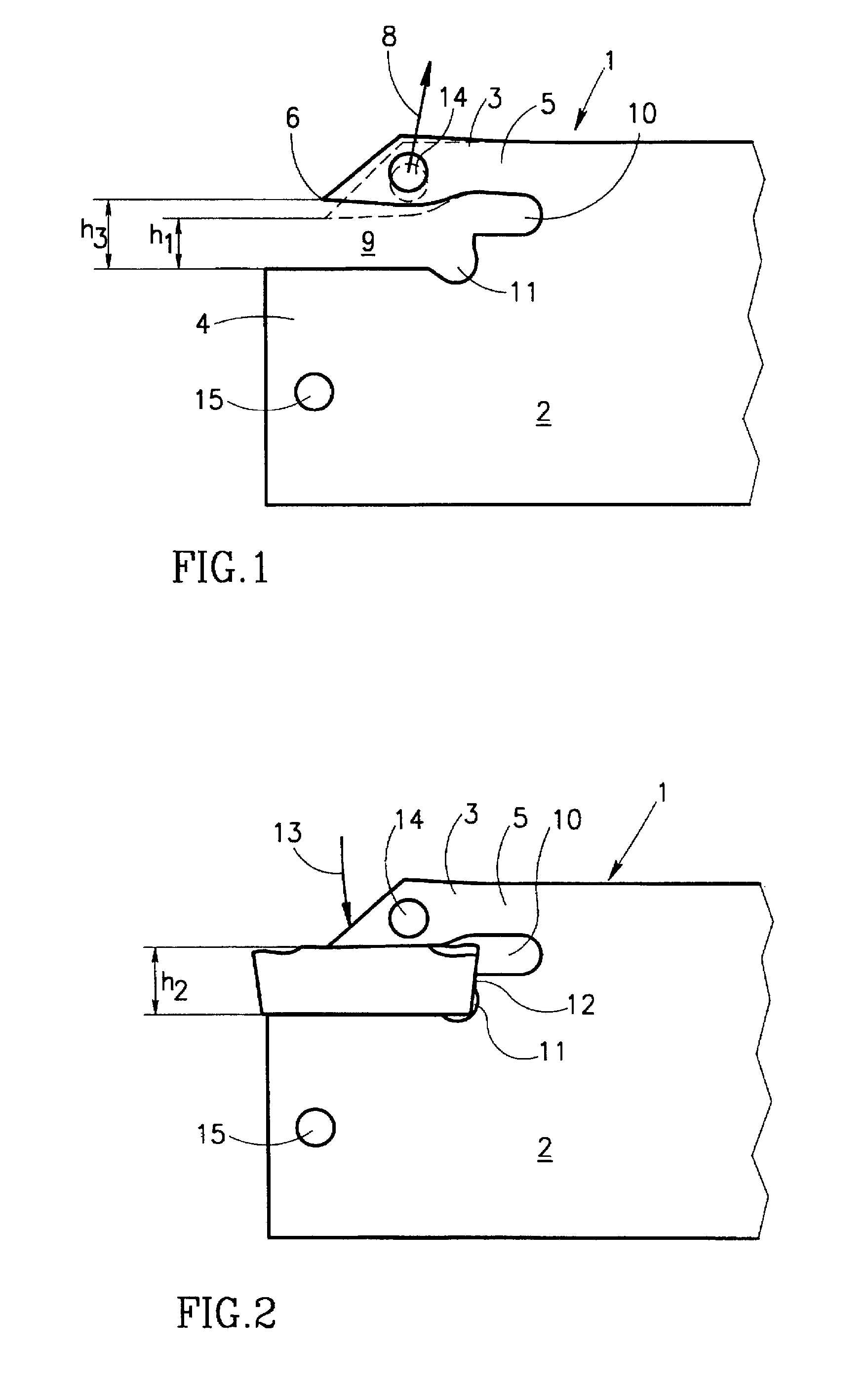 Clamping device for a cutting insert