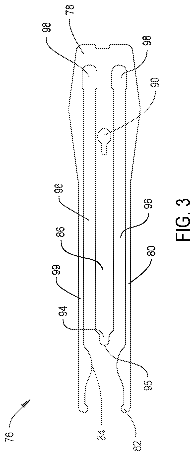 Surgical sagittal blade cartridge with a reinforced guide bar