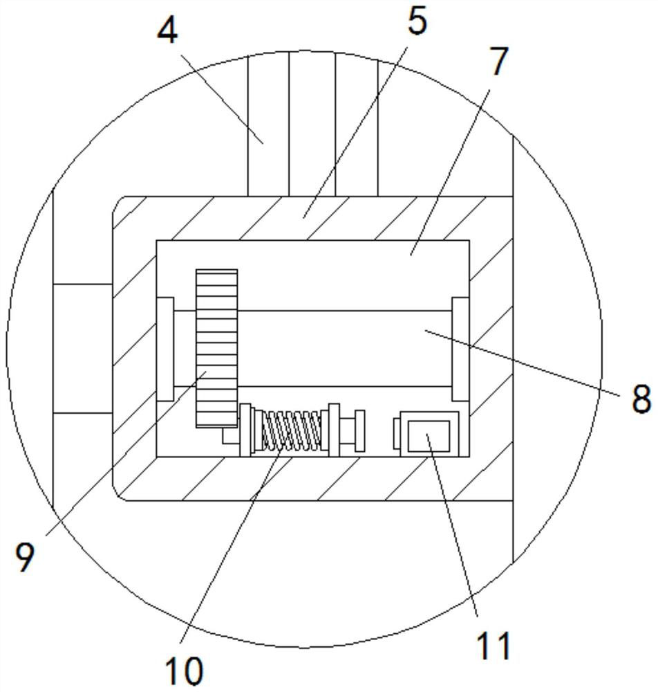 Stable-clamping clamping mechanism for monocrystalline silicon wafer processing