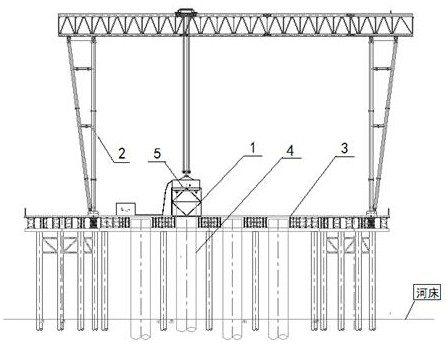 Hole forming method for ultra-deep large-diameter bored pile