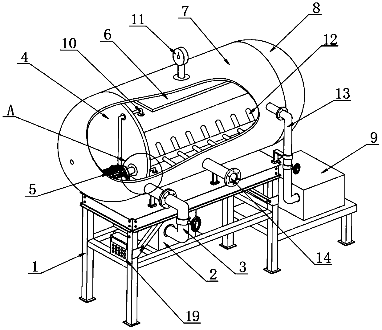 Gas-shielded refiner capable of improving refining efficiency