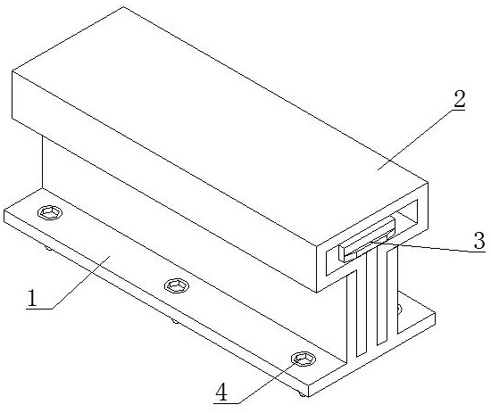 Grid stainless steel rear-mounted assembly structure and assembly method