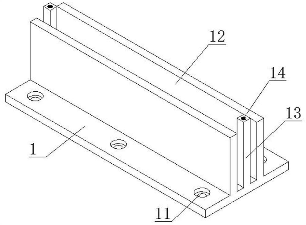 Grid stainless steel rear-mounted assembly structure and assembly method