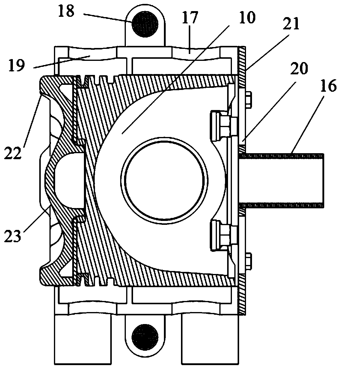 A kind of piston temperature field simulation test device and test method