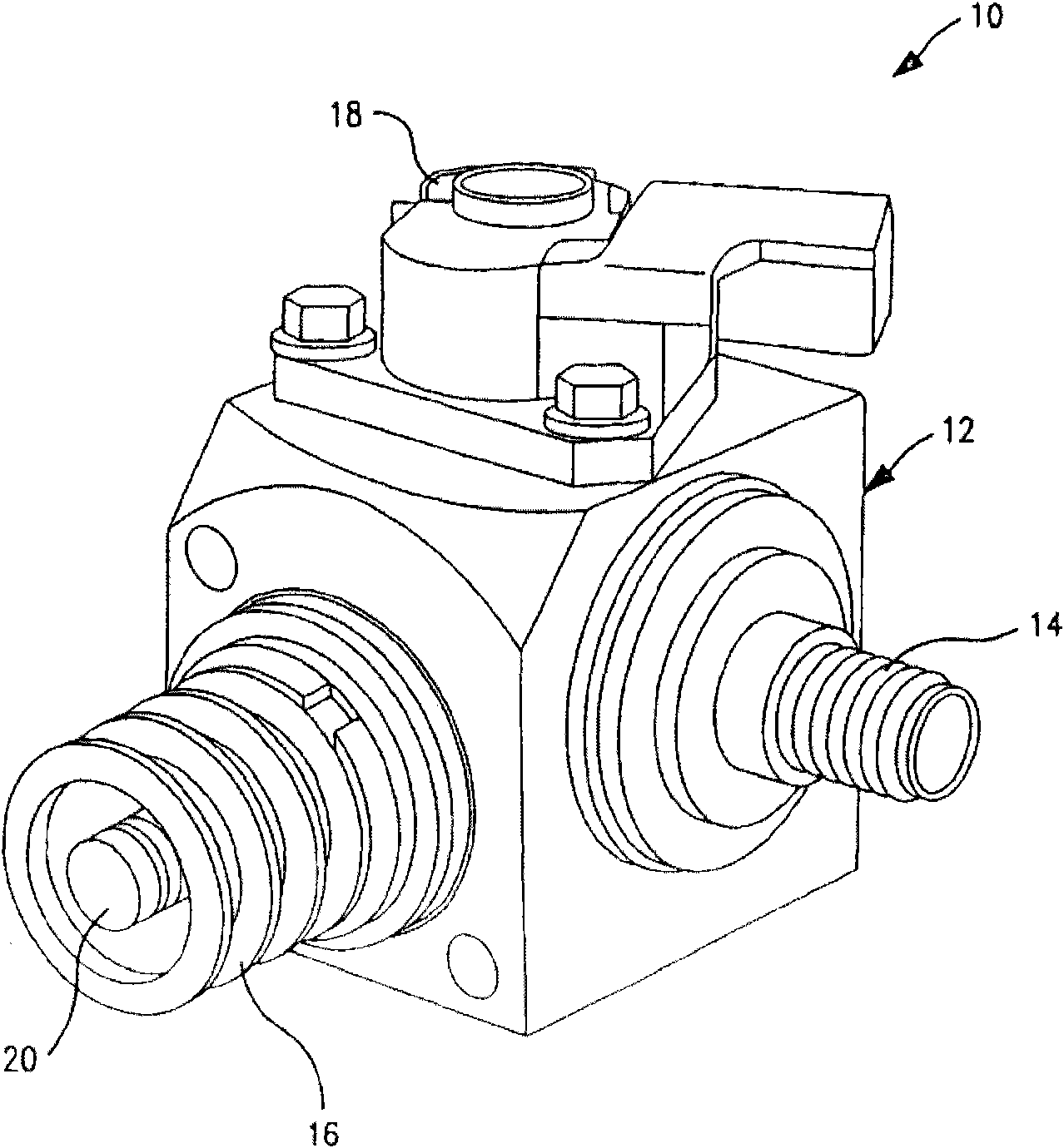 Load ring mounting of pumping plunger